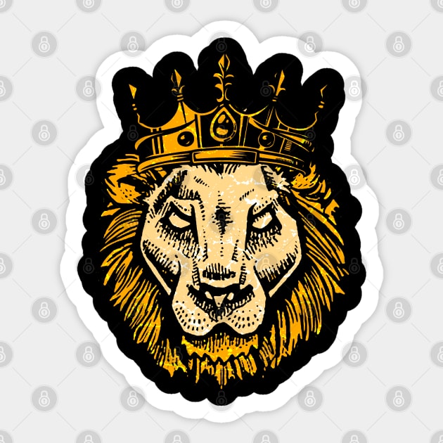 King Lion Sticker by Mila46